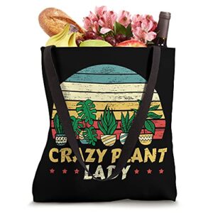 Crazy Plant Lady for a Plant Mom Tote Bag