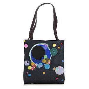 wassily kandinsky abstract art tote bag