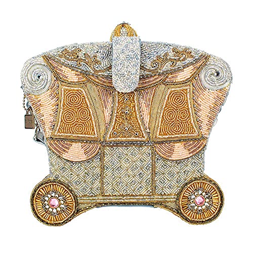 Mary Frances Royal Ride Top-Handle Princess Carriage Handbag, Silver