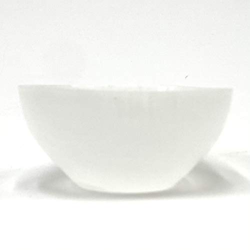 Paykoc Imports Classic Selenite Bowl Dish 4" +- Hand Made Morocco