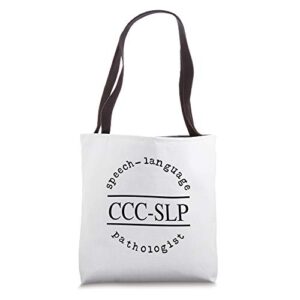 Speech Therapy Graduation for CCC SLP Therapist Tote Bag