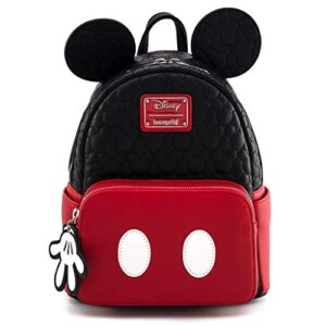 loungefly disney mickey mouse oh boy quilted womens mini backpack purse