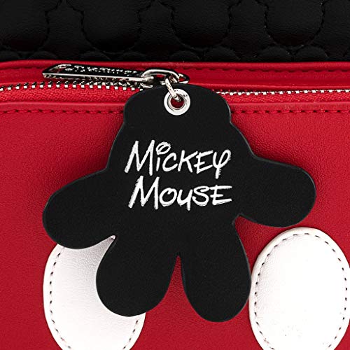 Loungefly Disney Mickey Mouse Oh Boy Quilted Womens Mini Backpack Purse