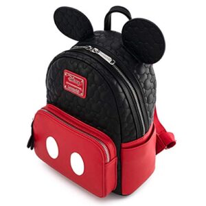 Loungefly Disney Mickey Mouse Oh Boy Quilted Womens Mini Backpack Purse