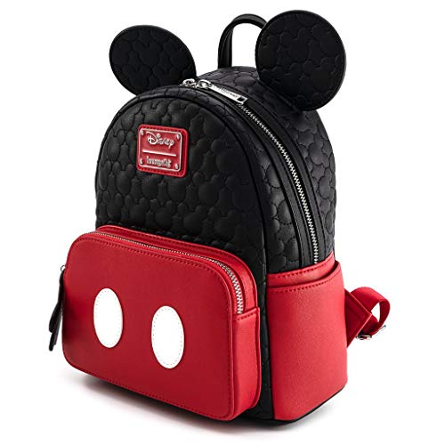 Loungefly Disney Mickey Mouse Oh Boy Quilted Womens Mini Backpack Purse