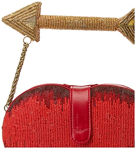 Mary Frances Fall in Love Top Handle Handbag, Red