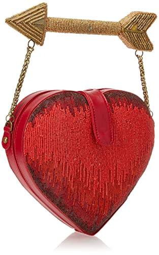 Mary Frances Fall in Love Top Handle Handbag, Red