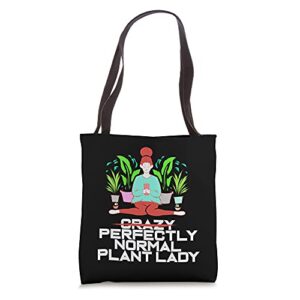 crazy plant lady – plant lover tote bag