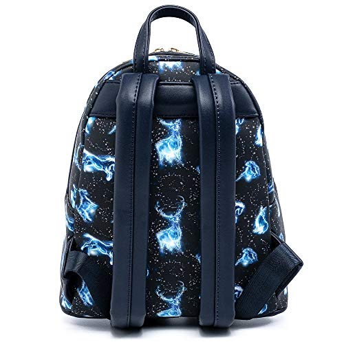 Loungefly Harry Potter Expecto Patronus All Over Print Womens Double Strap Shoulder Bag Purse