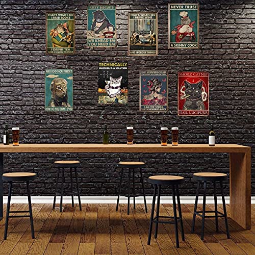 FSDFS Dog Metal Tin Sign I Am Your Friend Your Pug Funny Poster Cafe Living Room Kitchen Bathroom Home Art Wall Decoration Plaque 8x12Inch