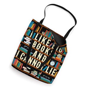 I Like Big Books and I cannot Lie Funny Book Lover Book Nerd Tote Bag