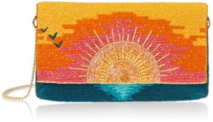 mary frances womens embrace the dawn clutch, multi, one size us