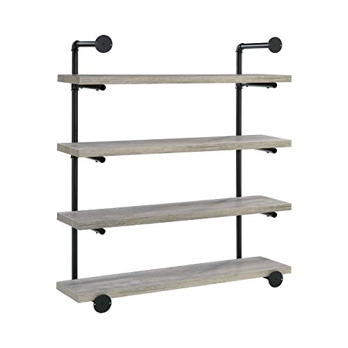 Coaster Home Furnishings 40-inch Black and Grey Driftwood Wall Shelf