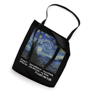 Starry Night by Vincent van Gogh | Famous Painting Tote Bag