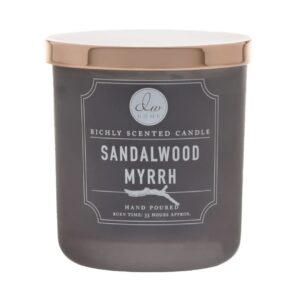 DW Home Sandalwood Myrrh Medium Single Wick Copper Lid