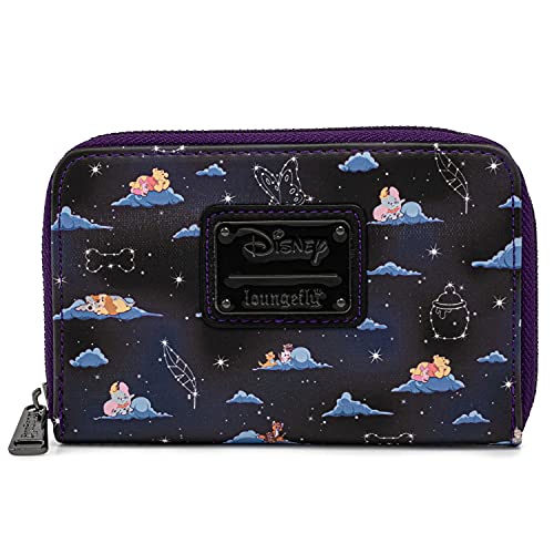 Loungefly Disney Character Animals Cloud Dreams Zip-Around Faux Leather Wallet