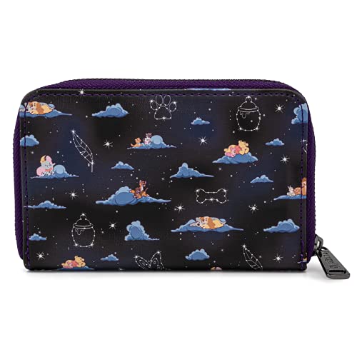 Loungefly Disney Character Animals Cloud Dreams Zip-Around Faux Leather Wallet