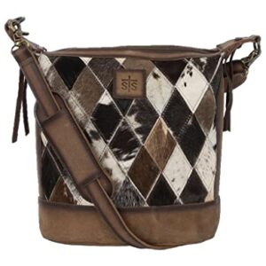 STS Ranchwear Diamond Mail Bag Cowhide One Size