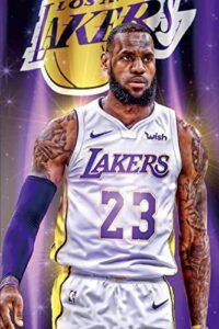 lebron james canvas wall art,la lakers poster wall art print,star forever legend picture artwork for home decor,lebron canvas wall poster print for men boys bedroom decor ,unframed.(16″x 24″)