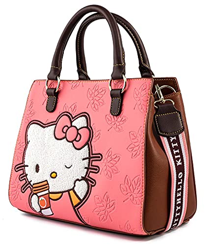 Loungefly Hello Kitty Pumpkin Spice Latte Wave Cross Body Bag
