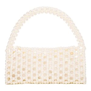 grandxii pearl bag clutch purse handbag bucket bag wedding party evening party bag for women with pearl