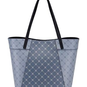 NINE WEST Sunnyside Jet Set Tote, Denim Logo