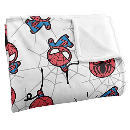 Marvel Spiderman Kawaii Silky Touch Super Soft Throw Blanket 50" x 60"