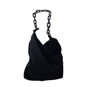 aibearty fashion leopard shoulder bag corduroy large tote purse handbag chain bag travel satchel for women girls
