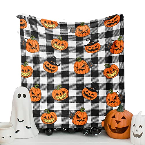 Pumpkin Happy Halloween Throw Blanket (50" x 60")