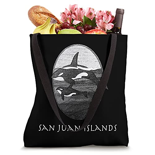 San Juan Islands WA Orca Killer Whales Pacific Northwest PNW Tote Bag