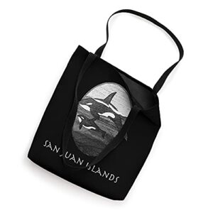 San Juan Islands WA Orca Killer Whales Pacific Northwest PNW Tote Bag