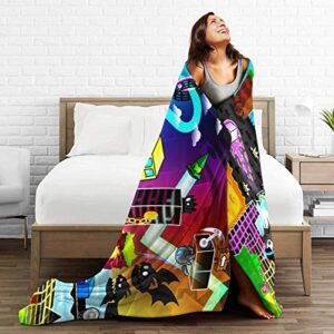 uiuzirv Game Throw Blanket Flannel Printed Super Soft Bed Throw Blanket for Sleepers,Bed,Sofa 50" X40