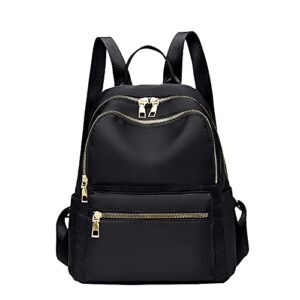 YUN Backpack Purse Women's Fashion Backpack Leather Bags Pockets Zipper Tote Handbag Durable Large Enough for Girls Ladies Oxford Cloth Travel Bags