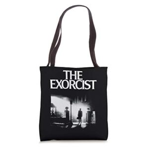the exorcist poster tote bag