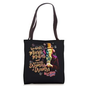 willy wonka and the chocolate factory the music makers tote bag