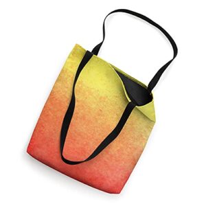 Yellow, Orange, and Scarlet Sunset Ombre Tote Bag