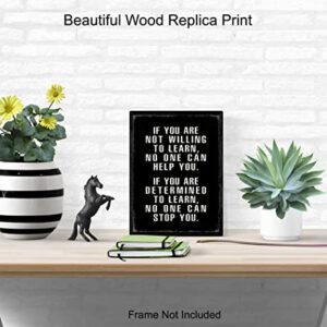 Motivational Wall Art - Office Wall Art & Decor Motivational poster - Positive Quotes Wall Decor - Encouragement Gifts - Positive Sayings for Wall Decor - Entrepreneur Wall Art - Inspirational Quotes
