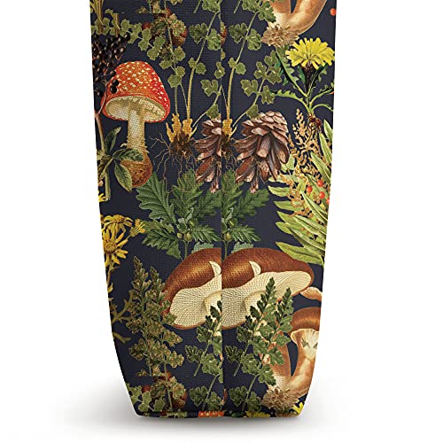 Mushroom woodland scene elderberries fungi nature shrooms Tote Bag