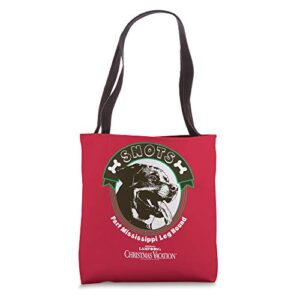 national lampoon’s christmas vacation mississippi leg hound tote bag