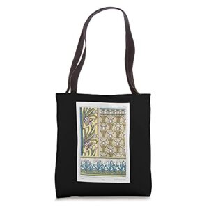 French Nouveau Art Iris Plant Maurice Pillard Verneuil Tote Bag