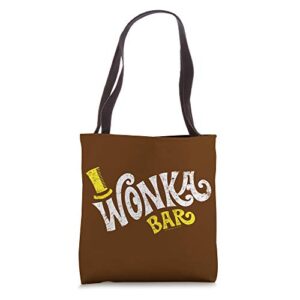 willy wonka and the chocolate factory movie logo tote bag