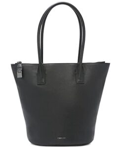 calvin klein modern essentials north/south organizational tote, black