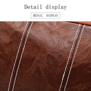 Generic Leather Backpack Purse for Women Brown Trendy Vintage Bag Woman Fashion Travel Satchel Handbag Large Capacity Backpacks, BP-012-Brown, 25x30x16