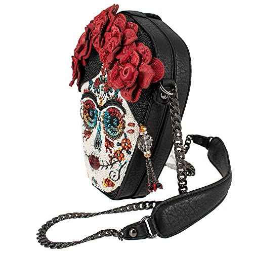 Mary Frances La Catrina Beaded Crossbody Handbag