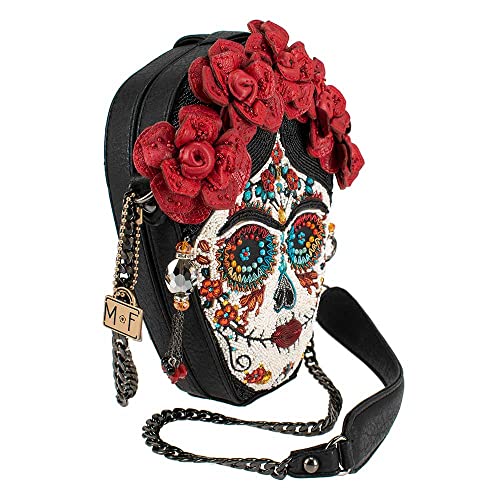 Mary Frances La Catrina Beaded Crossbody Handbag