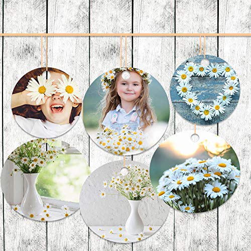 AmyHomie Artificial Flowers,10 pcs Silk Daisy, Artificial Gerber Daisy for Home Decoration, Fake Wildflowers Spring Flowers for Wedding Decoration(Milk White)