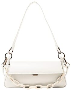 grace karin women shoulder bag crossbody removable strap leather white chain handbags medium