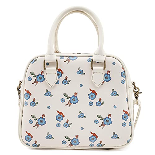 Loungefly Disney Fox and Hound Floral Crossbody Bag