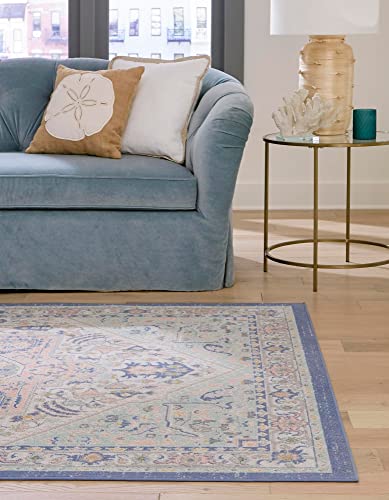 Unique Loom Whitney Collection Traditional Geometric Multi Area Rug (9' 0 x 12' 0)