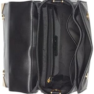 Calvin Klein Fern Top Handle Crossbody, Black/Gold